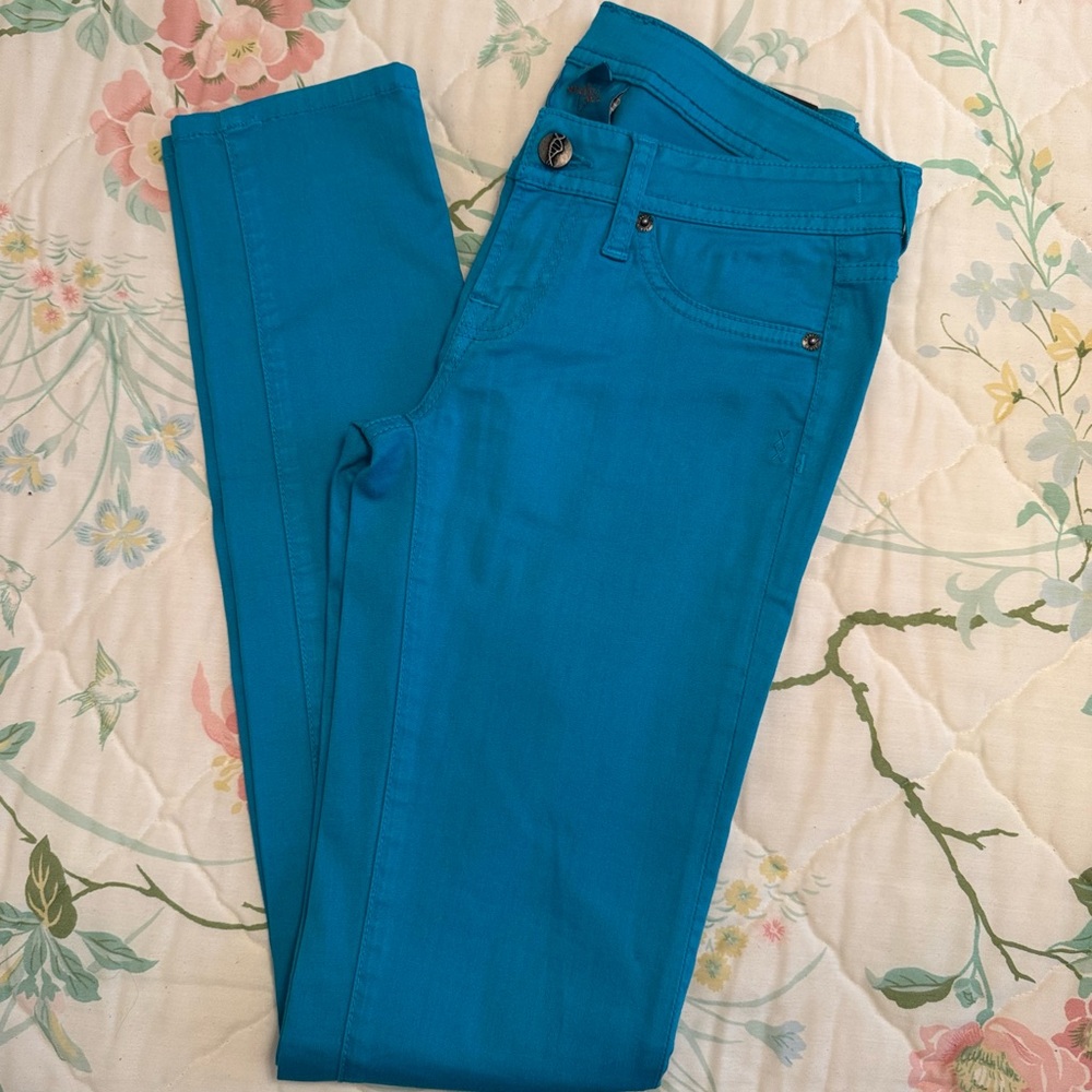 Genetic Denim Women's Skinny Jeans in Bright Blue